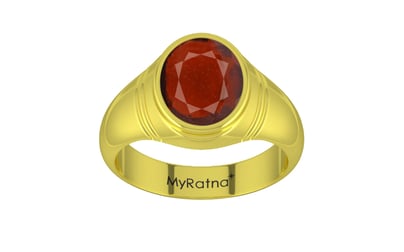 Panchdhatu Hessonite Garnet Ring Prime Quality (R7)