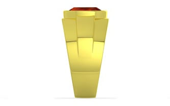 Panchdhatu Hessonite Garnet Ring Rare Quality (R1)