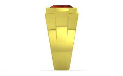 Panchdhatu Hessonite Garnet Ring Rare Quality (R1)