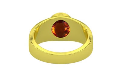 Panchdhatu Hessonite Garnet Ring Rare Quality (R10)