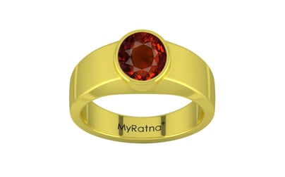 Panchdhatu Hessonite Garnet Ring Rare Quality (R10)