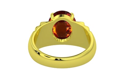 Panchdhatu Hessonite Garnet Ring Rare Quality (R4)
