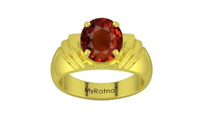 Panchdhatu Hessonite Garnet Ring Rare Quality (R4)