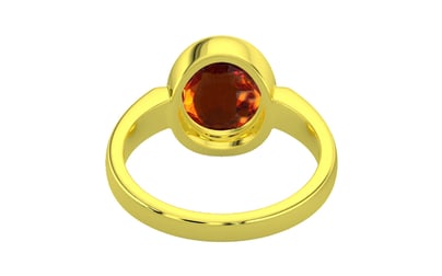 Panchdhatu Hessonite Garnet Ring Rare Quality (R6)