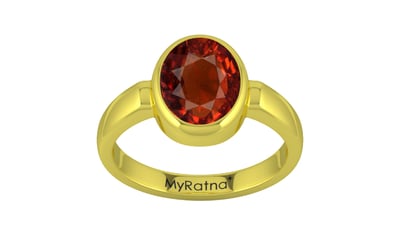 Panchdhatu Hessonite Garnet Ring Rare Quality (R6)