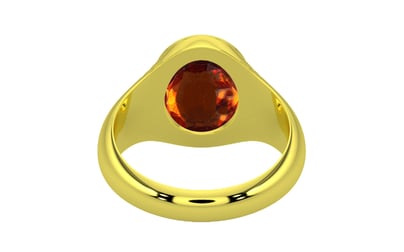 Panchdhatu Hessonite Garnet Ring Rare Quality (R7)