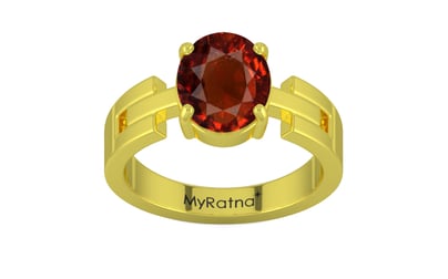 Panchdhatu Hessonite Garnet Ring Rare Quality (R8)