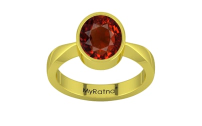 Panchdhatu Hessonite Garnet Ring Rare Quality (R9)