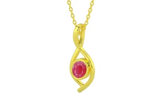 Panchdhatu Ruby Pendant Fine Quality (P1)
