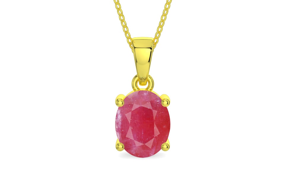 Panchdhatu Ruby Pendant Fine Quality (P10)