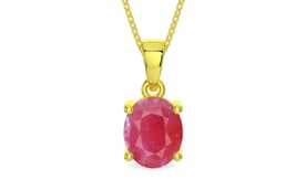 Panchdhatu Ruby Pendant Fine Quality (P10)