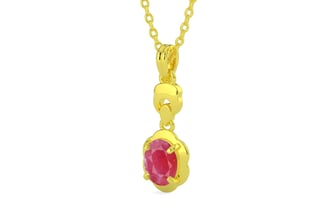 Panchdhatu Ruby Pendant Fine Quality (P6)