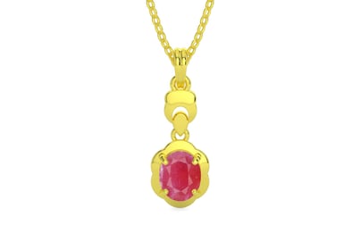 Panchdhatu Ruby Pendant Fine Quality (P6)