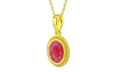 Panchdhatu Ruby Pendant Fine Quality (P7)