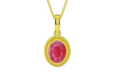 Panchdhatu Ruby Pendant Fine Quality (P7)