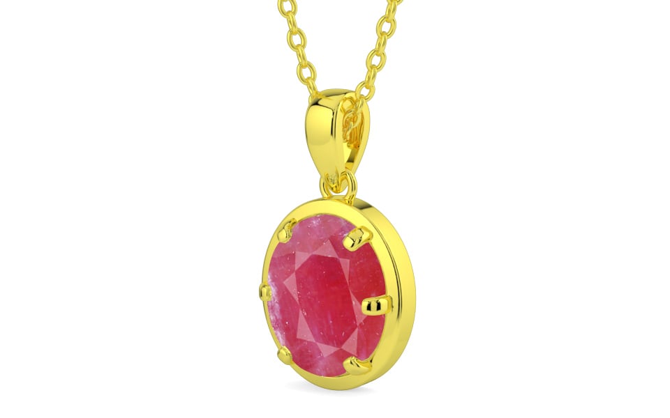 Panchdhatu Ruby Pendant Fine Quality (P8)