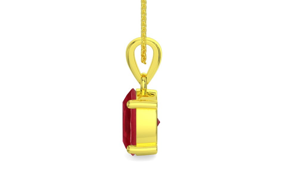 Panchdhatu Ruby Pendant Limited Quality (P10)