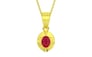 Panchdhatu Ruby Pendant Limited Quality (P11)