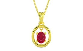 Panchdhatu Ruby Pendant Limited Quality (P2)