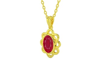 Panchdhatu Ruby Pendant Limited Quality (P3)