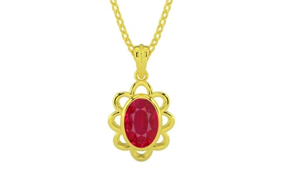 Panchdhatu Ruby Pendant Limited Quality (P3)