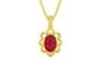 Panchdhatu Ruby Pendant Limited Quality (P3)