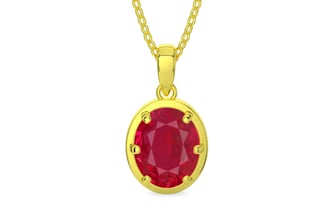 Panchdhatu Ruby Pendant Limited Quality (P8)