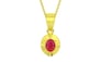 Panchdhatu Ruby Pendant Prime Quality (P11)