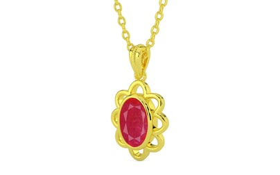 Panchdhatu Ruby Pendant Prime Quality (P3)