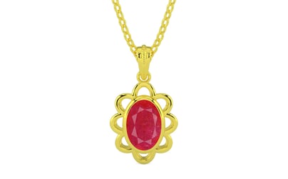 Panchdhatu Ruby Pendant Prime Quality (P3)
