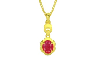 Panchdhatu Ruby Pendant Prime Quality (P6)