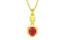 Panchdhatu Ruby Pendant Prime Quality (P6)