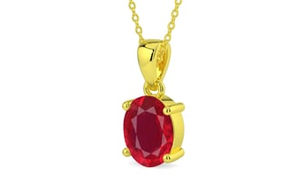 Panchdhatu Ruby Pendant Rare Quality (P10)