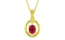Panchdhatu Ruby Pendant Rare Quality (P2)
