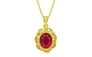 Panchdhatu Ruby Pendant Rare Quality (P5)