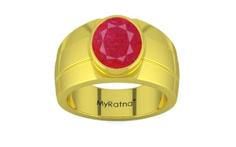 Panchdhatu Ruby Ring Prime Quality (R1)
