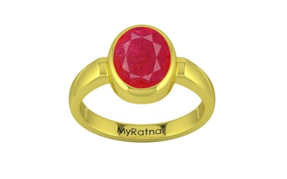 Panchdhatu Ruby Ring Prime Quality (R6)
