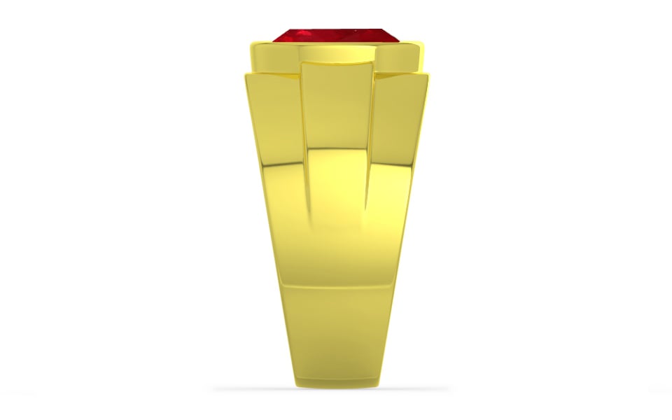 Panchdhatu Ruby Ring Rare Quality (R1)