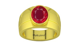 Panchdhatu Ruby Ring Rare Quality (R1)