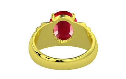 Panchdhatu Ruby Ring Rare Quality (R4)