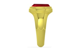 Panchdhatu Ruby Ring Rare Quality (R7)