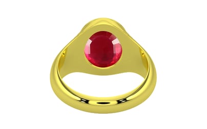 Panchdhatu Ruby Ring Rare Quality (R7)