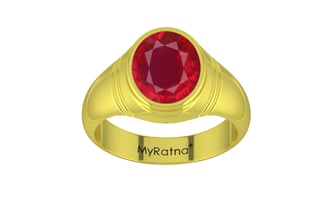 Panchdhatu Ruby Ring Rare Quality (R7)