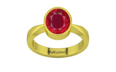 Panchdhatu Ruby Ring Rare Quality (R9)