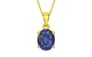 Panchdhatu Thailand Blue Sapphire Pendant Fine Quality (P10)