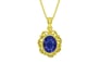 Panchdhatu Thailand Blue Sapphire Pendant Prime Quality (P5)