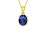 Panchdhatu Thailand Blue Sapphire Pendant Rare Quality (P10)