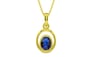 Panchdhatu Thailand Blue Sapphire Pendant Rare Quality (P12)