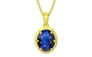 Panchdhatu Thailand Blue Sapphire Pendant Rare Quality (P8)