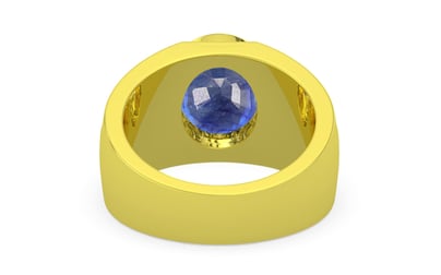 Panchdhatu Thailand Blue Sapphire Ring Fine Quality (R1)